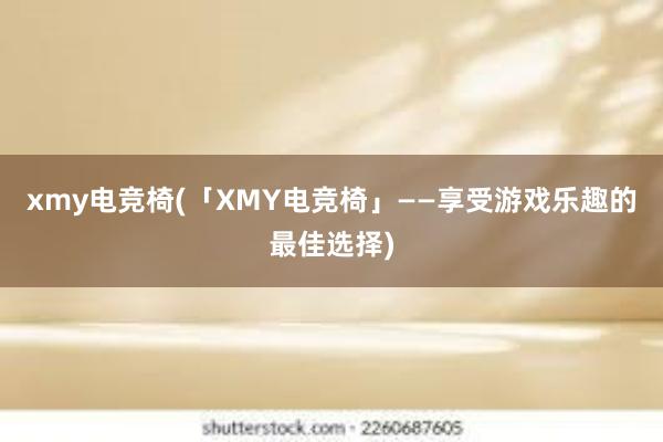 xmy电竞椅(「XMY电竞椅」——享受游戏乐趣的最佳选择)